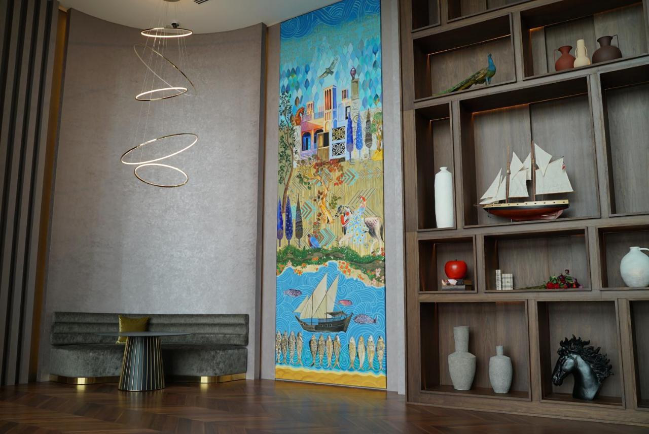 Movenpick Jumeirah Village Triangle ドバイ エクステリア 写真 The interior of the hotel